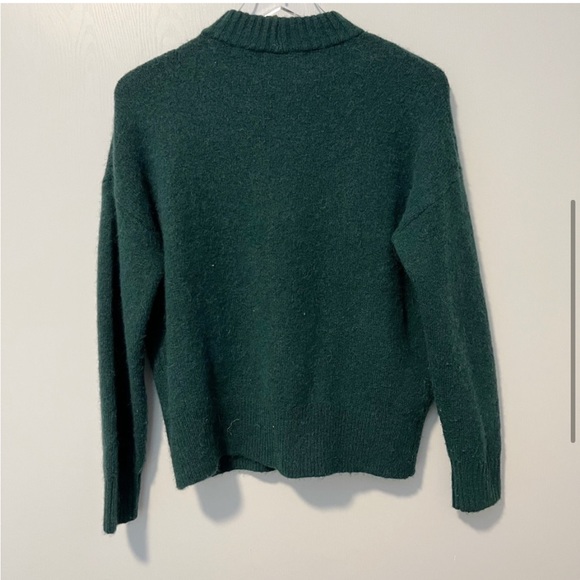 MADEWELL Dillon Mockneck Sweater in Spruce - Picture 4 of 9